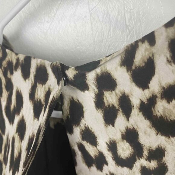 ‎Rag & Bone Cheetah Dress 100% Silk Size 2 - Picture 7 of 8